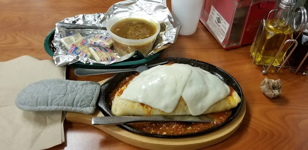 Meat Lovers Calzone and Maryland Crab Soup